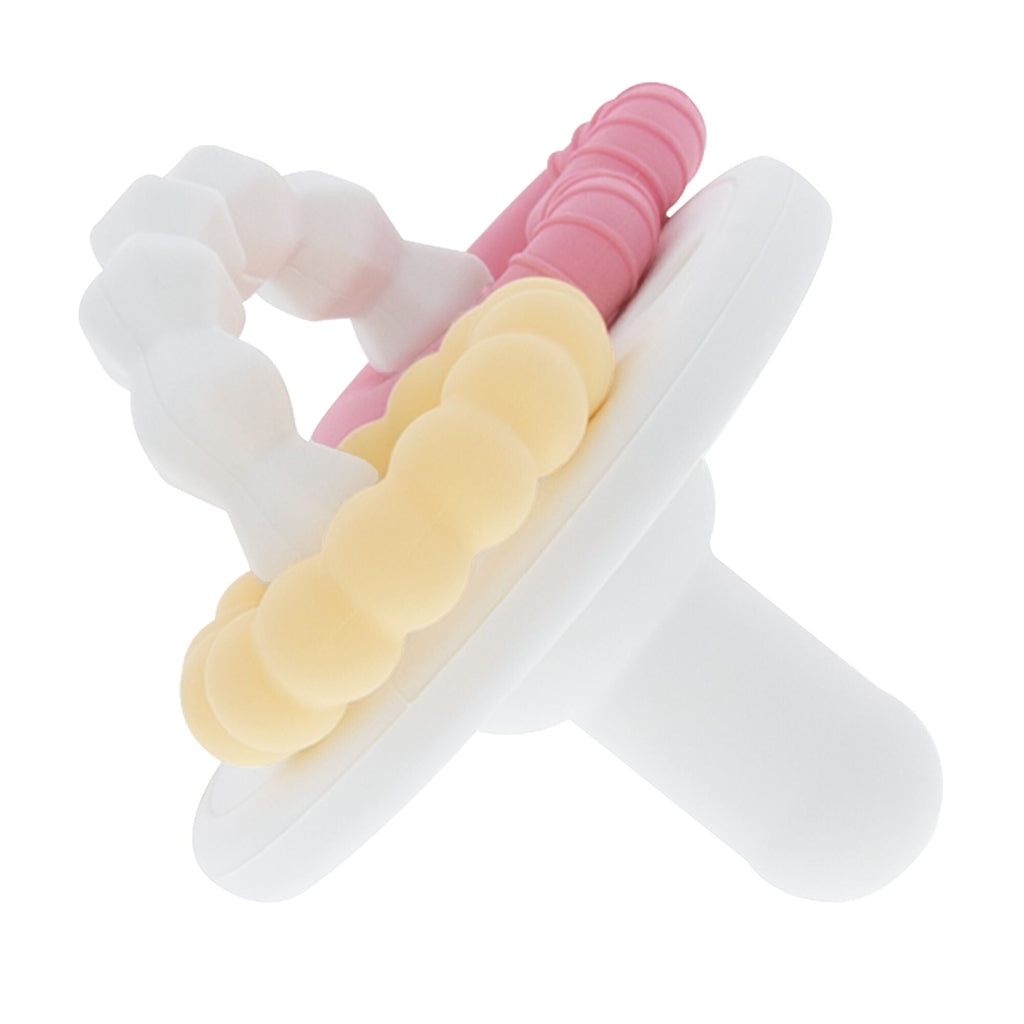 Silicone Charms (2 Pack) | Pink/White